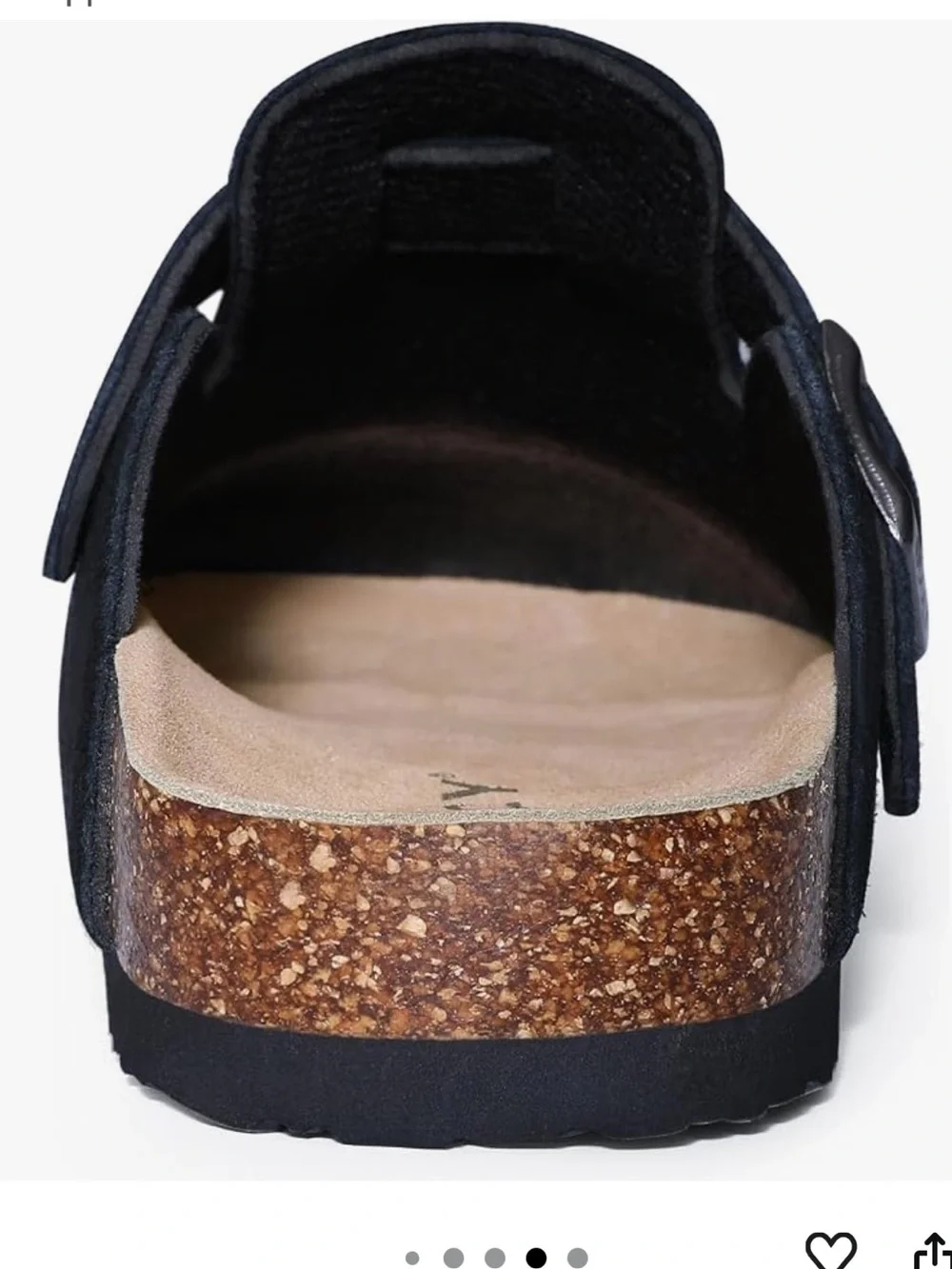NIB Odoly Black Suede Slip-On Clog for Men, Size 12